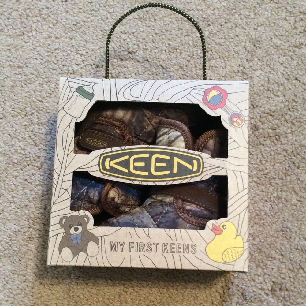 NIB Keen Mossy Oak Camo 18M Booties
